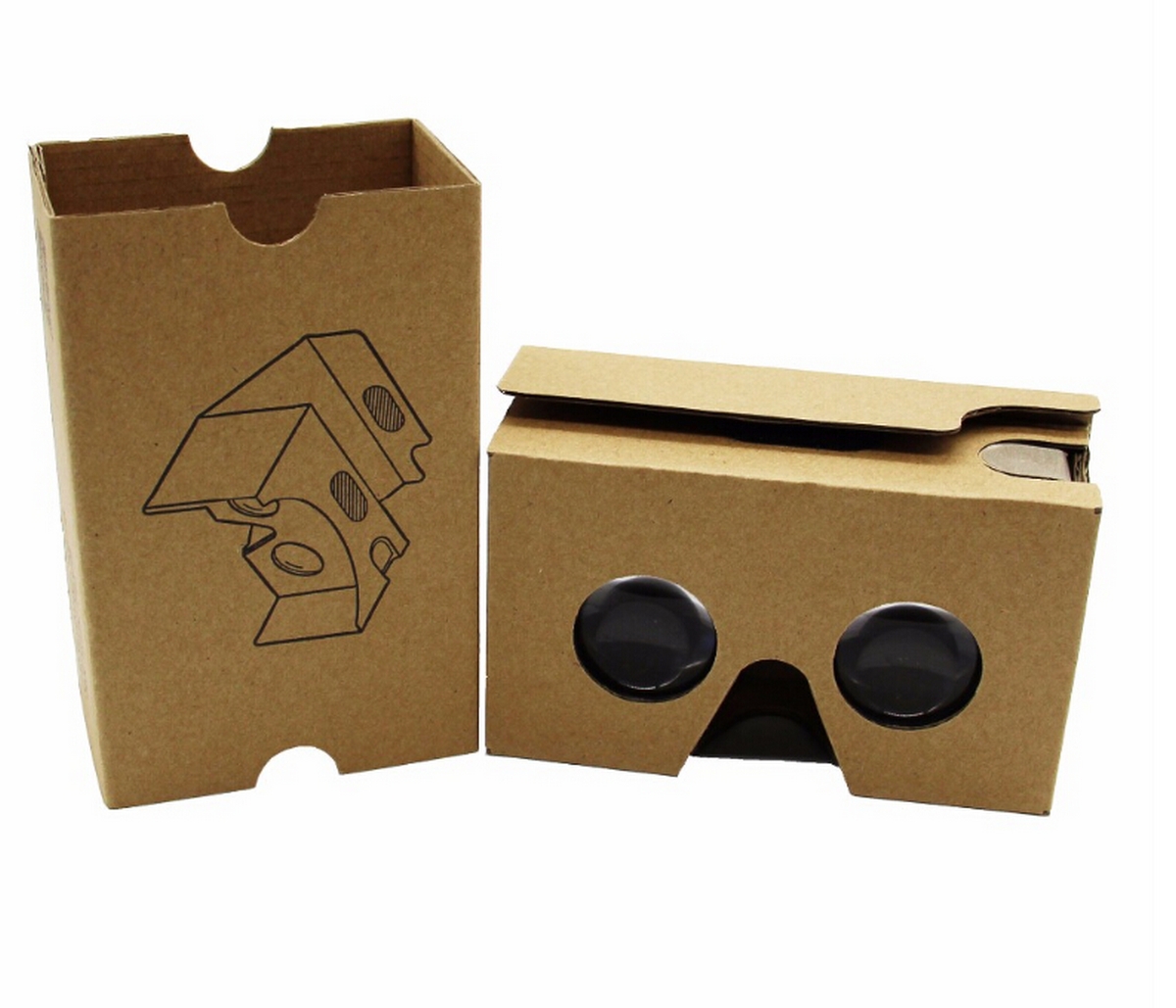 Paper Virtual Reality Phone 3D Glasses