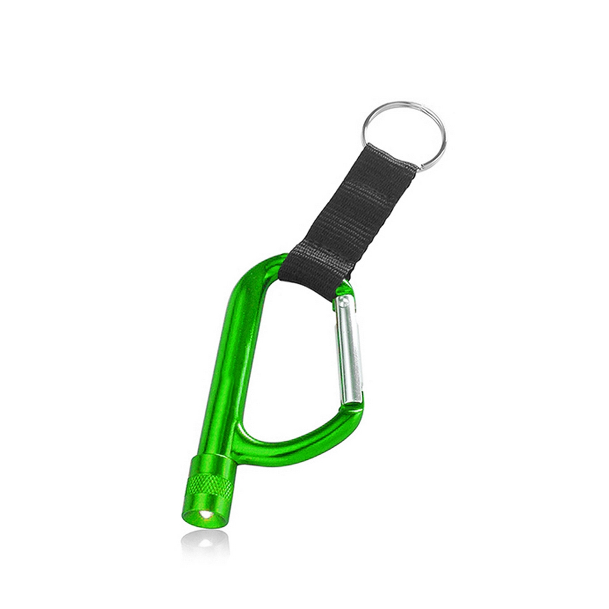 Personalized Logo Flashlight Carabiner Keychains