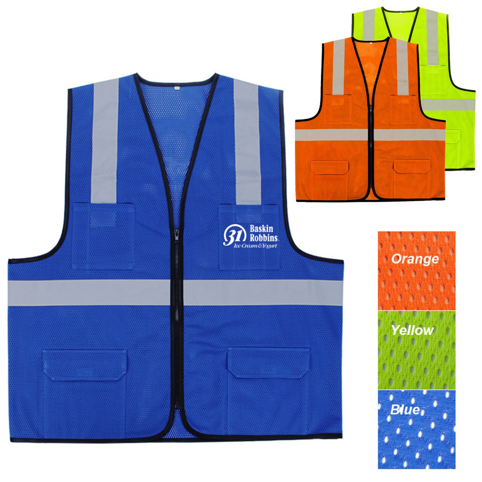 High Visibility Safety Vest Reflective