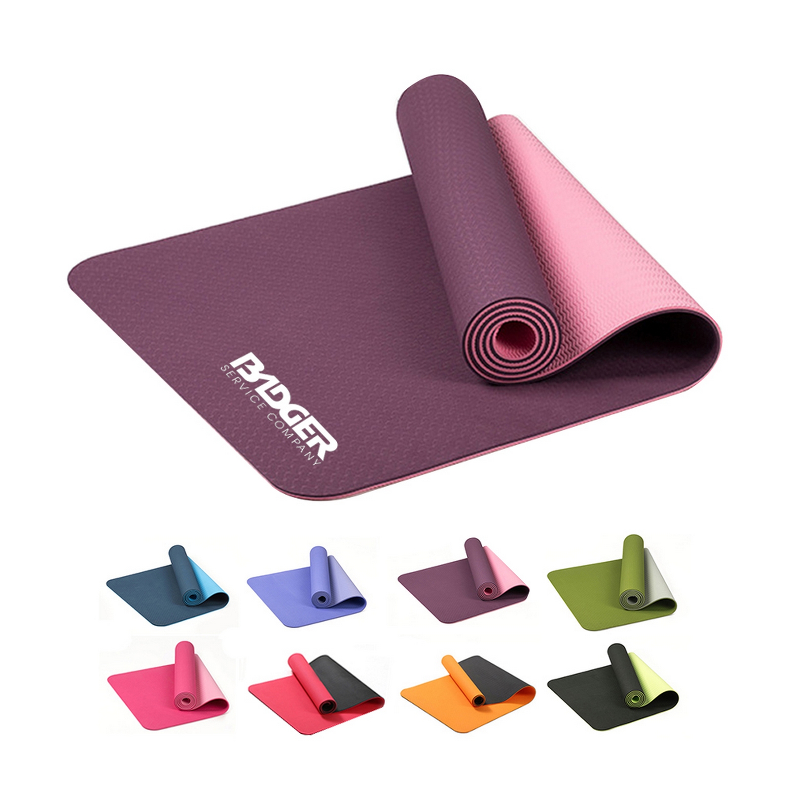 Double Color TPE Yoga  Mat
