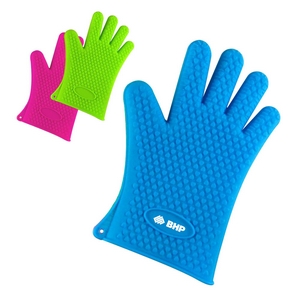 Heat Resistant BBQ Cooking Silicone Oven Glove Mitt