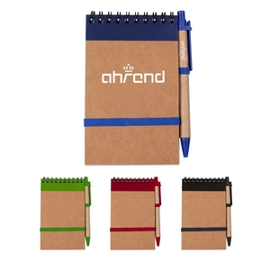 Eco Jotter Recycled Notebook with Pen - Eco Jotter Recycled Notebook with Pen