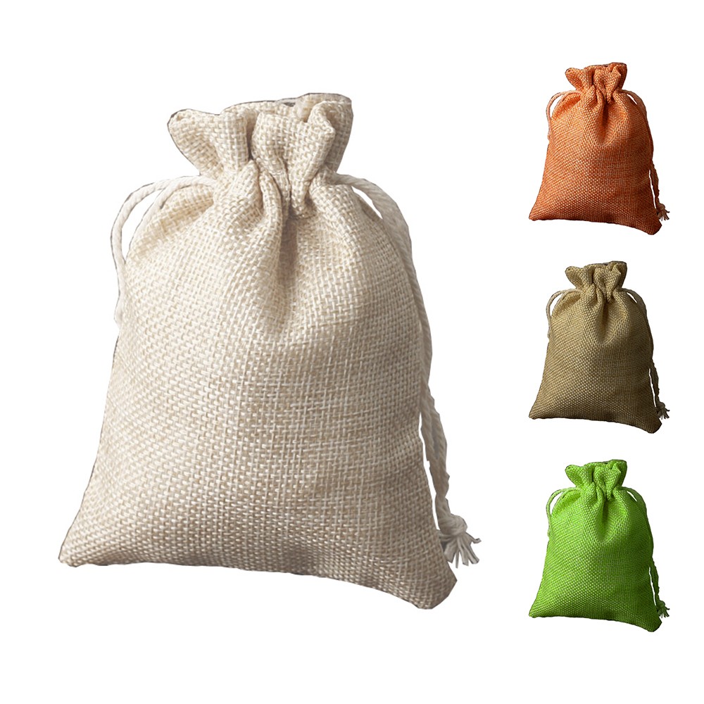 Linen Drawstring Gift Bag - Linen Drawstring Gift Bag