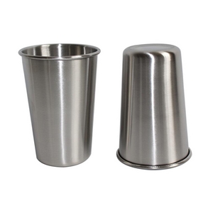 16 OZ Stainless Steel Pint Cup Tumbler - 16 oz. Stainless Steel Pint Cup Tumbler